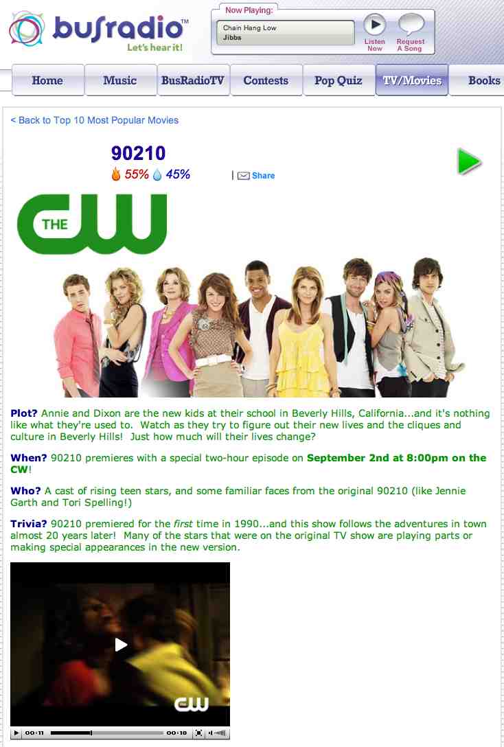 BusRadio Still Plugging Raunchy 90210