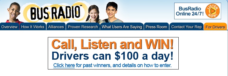 “Drivers can [sic] $100 a day!”