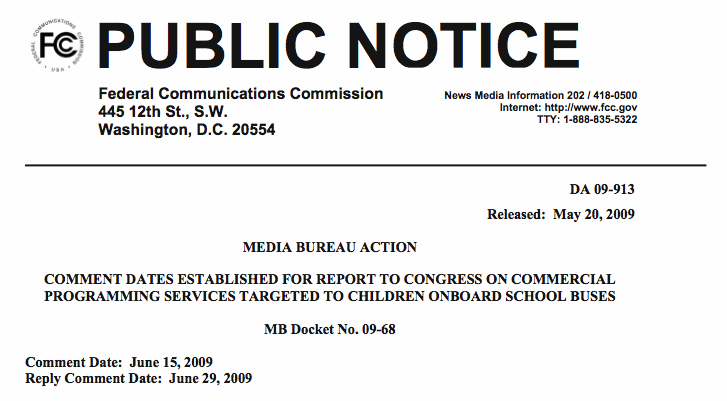 The FCC Is Ready To Hear Your Comments On BusRadio