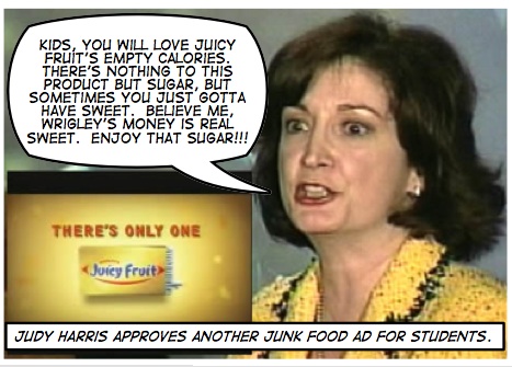 Judy Harris Approves New Junk Food Ad Campaign