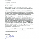 Letter Goes To Alabama Representatives