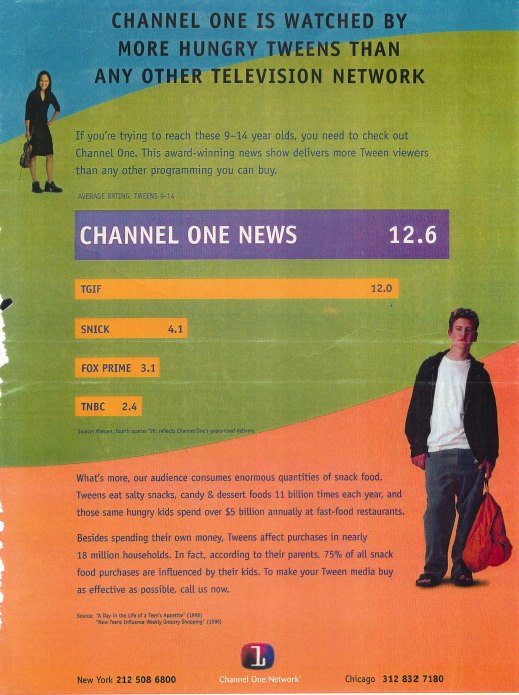 Channel One News Hall of Shame: Hungry Tweens (1999)