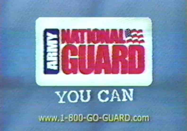 As advertised is classrooms on Channel One News: National Guard (2004)