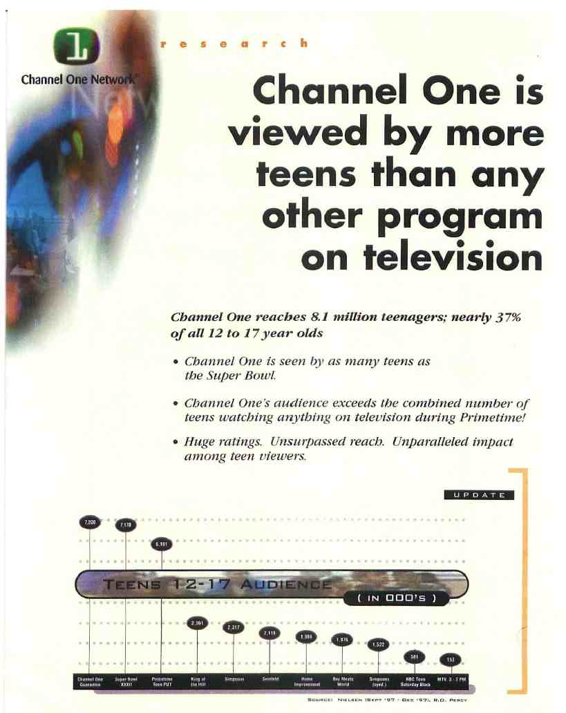 From the archives: Unparalleled impact among teen viewers (1999)
