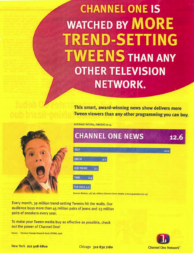 From the archives: Trend-setting tweens are forced to watch our ads… and they love them! (1999)