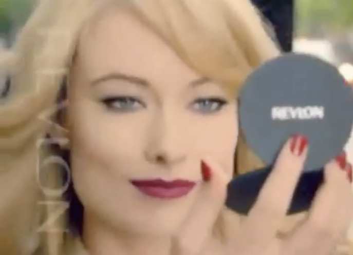 Revlon ads saturate Channel One News.