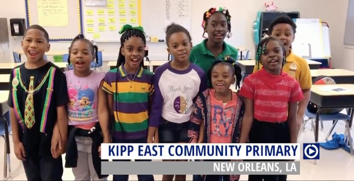 A Kipp elementary school in New Orleans does a bad thing.